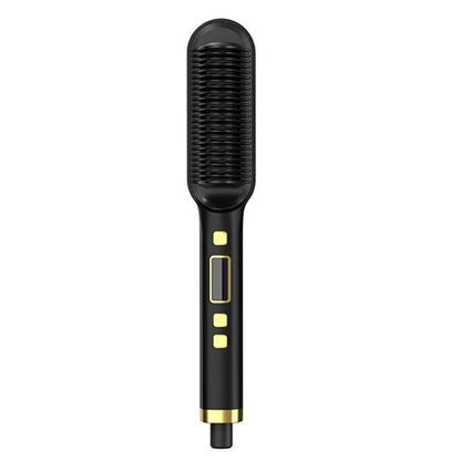 Hair Straightener Comb 2 in 1  – Quick Heat-Up Smoothing Brush.