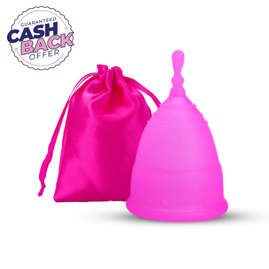 MomDaughts' Double tail Menstrual Cup.