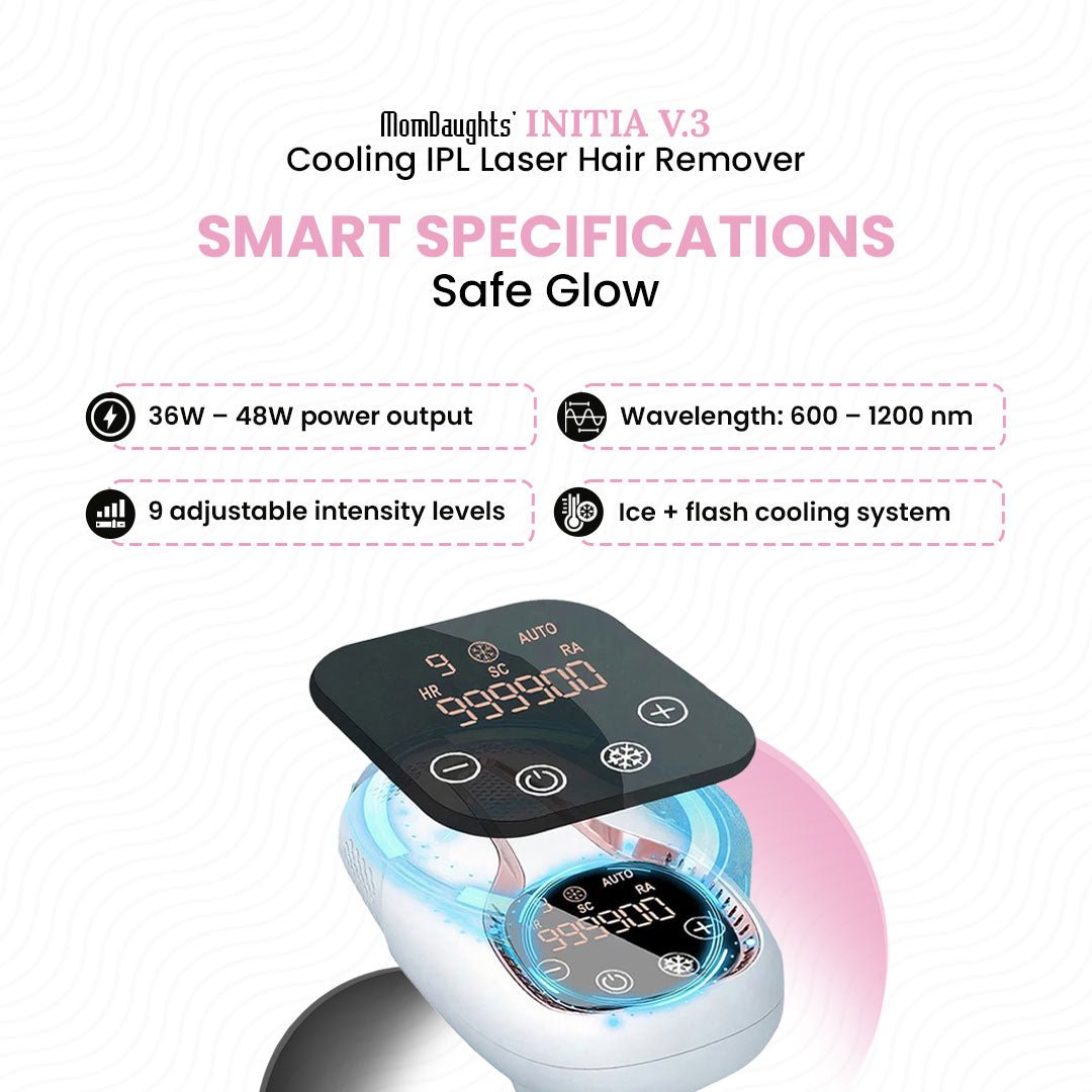 MomDaughts' INITIA V.3 Cooling IPL Laser Hair Remover - MomDaughts UAE