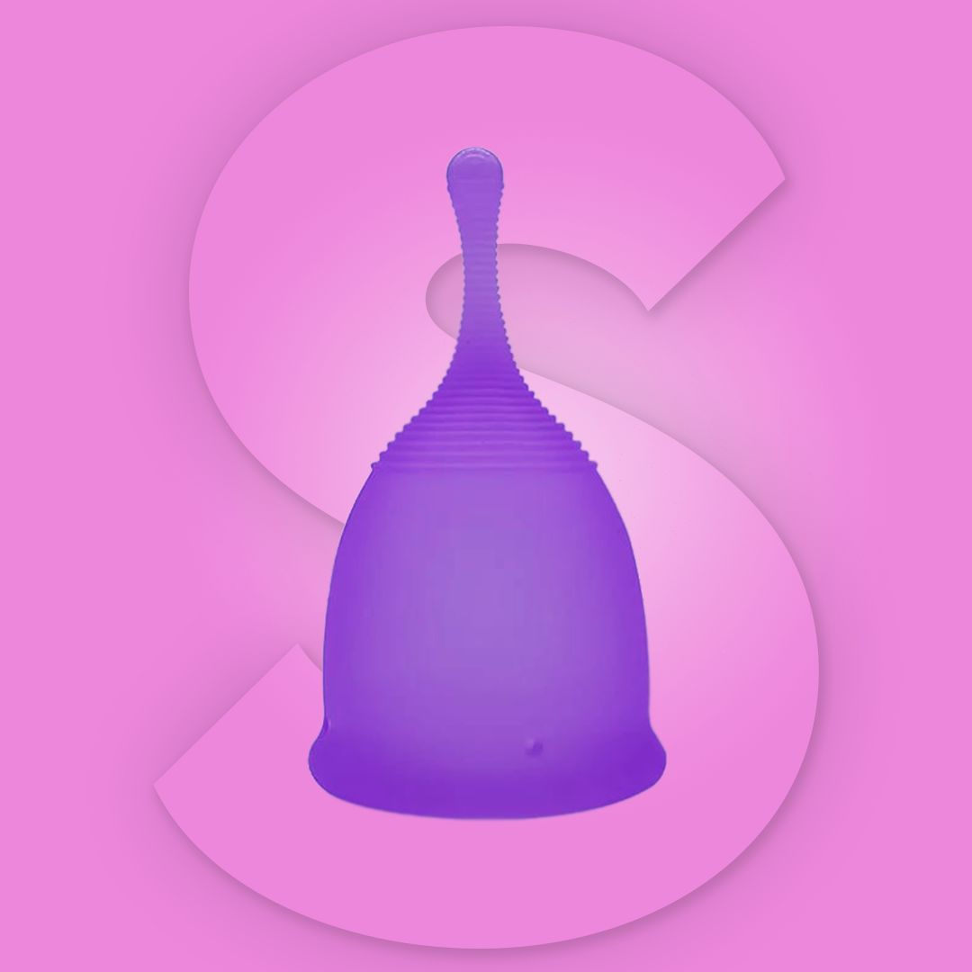 MomDaughts' Long Tailed Menstrual Cup.