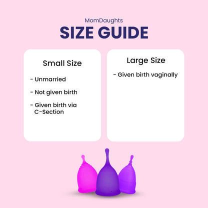 MomDaughts' Double tail Menstrual Cup.