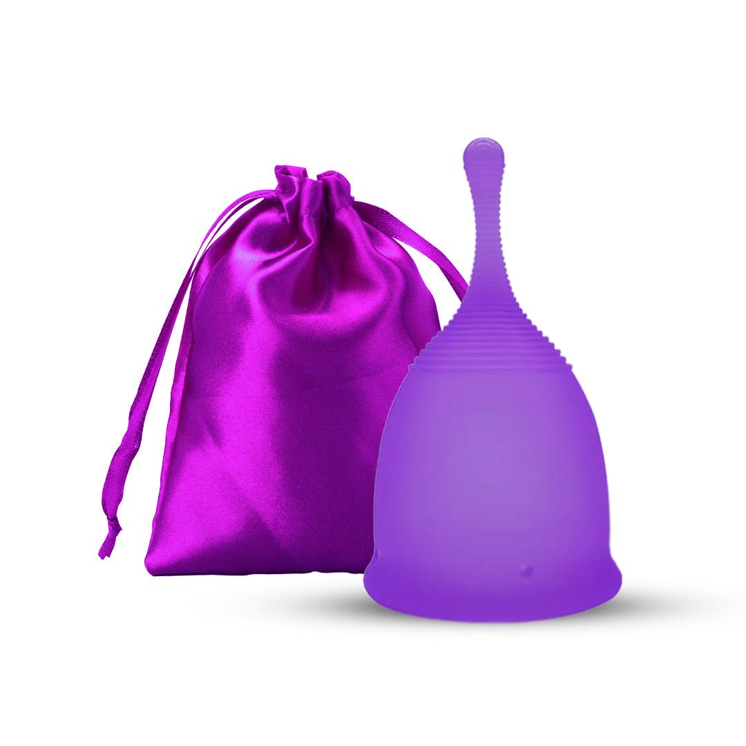 MomDaughts' Long Tailed Menstrual Cup.