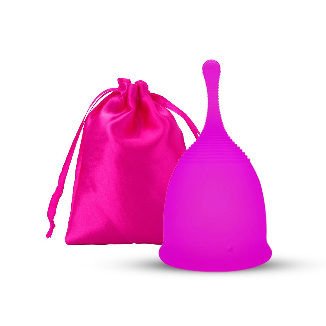 MomDaughts' Long Tailed Menstrual Cup.