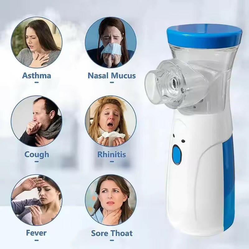 MomDaughts' Mesh Nebulizer – Portable Handheld & Effective Respiratory Solution.