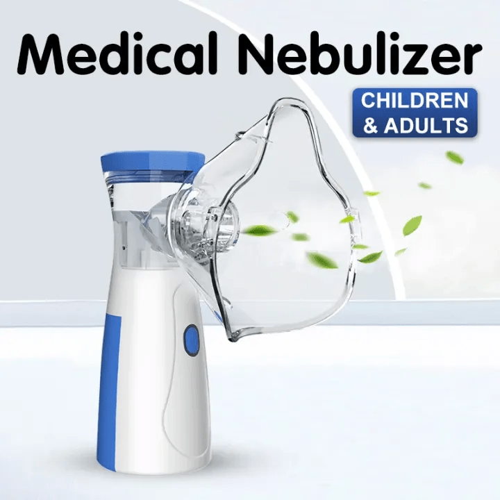 MomDaughts' Mesh Nebulizer – Portable Handheld & Effective Respiratory Solution.