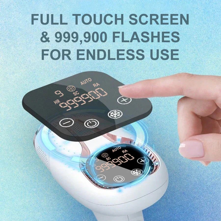 Premium IPL Hair Remover with Cooling Effect.