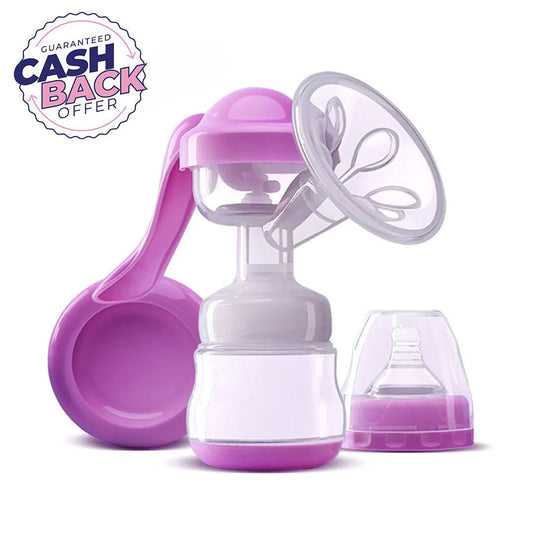 Premium Manual Breast Pump – BPA - Free & Portable - MomDaughts UAE